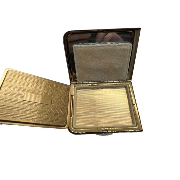 Elgin Compact Deer American Made Silver Tone Gold Tone MCM Retro Chic 50s 60s - Picture 14 of 16